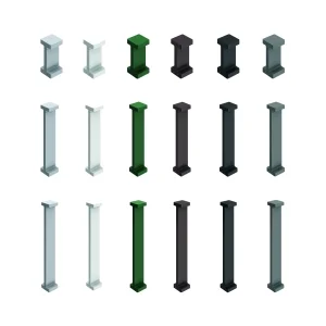 Flos Casting T 100 outdoor bollard