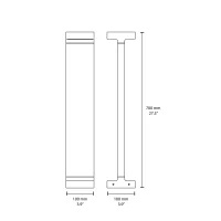 Flos Casting T 100 outdoor bollard Flos Casting T 100 outdoor bollard