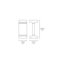 Flos Casting T 150 outdoor bollard