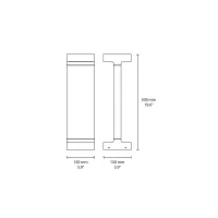 Flos Casting T 150 outdoor bollard Flos Casting T 150 outdoor bollard