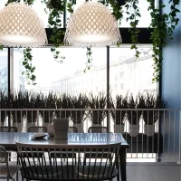 Slamp Half Charlotte led suspension lamp