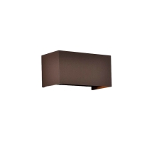 Inspired Mantra Davos XL Lampada Da Parete Quadrata, 2x10W LED
