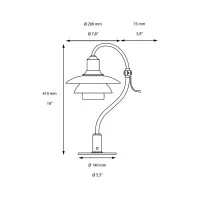 Louis Poulsen PH 2/2 Question Mark Limited Edition Table Lamp Louis Poulsen PH 2/2 Question Mark Limited Edition Table Lamp