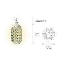 Slamp Chantal lampada a sospensione led
