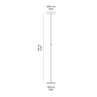 Rotaliana Prince lampada da terra
