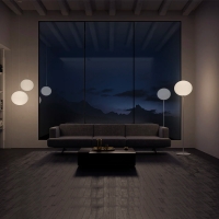 Rotaliana Flow Glass suspension lamp