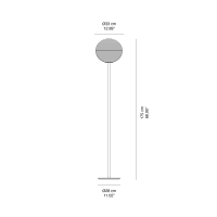 Rotaliana Flow Glass floor lamp