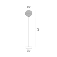 Rotaliana Flow Glass lampada da terra