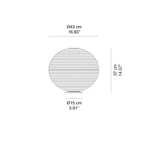 Rotaliana Flow Glass T3 T4 table lamp