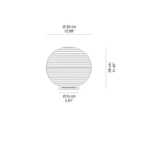 Rotaliana Flow Glass T3 T4 table lamp