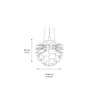 Louis Poulsen Suspension PH Artichoke Copper