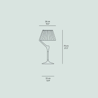 Kartell Angelo Stone lampada da tavolo