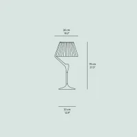 Kartell Angelo Stone lampada da tavolo