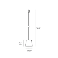Linea Light Blum paletto led per esterno
