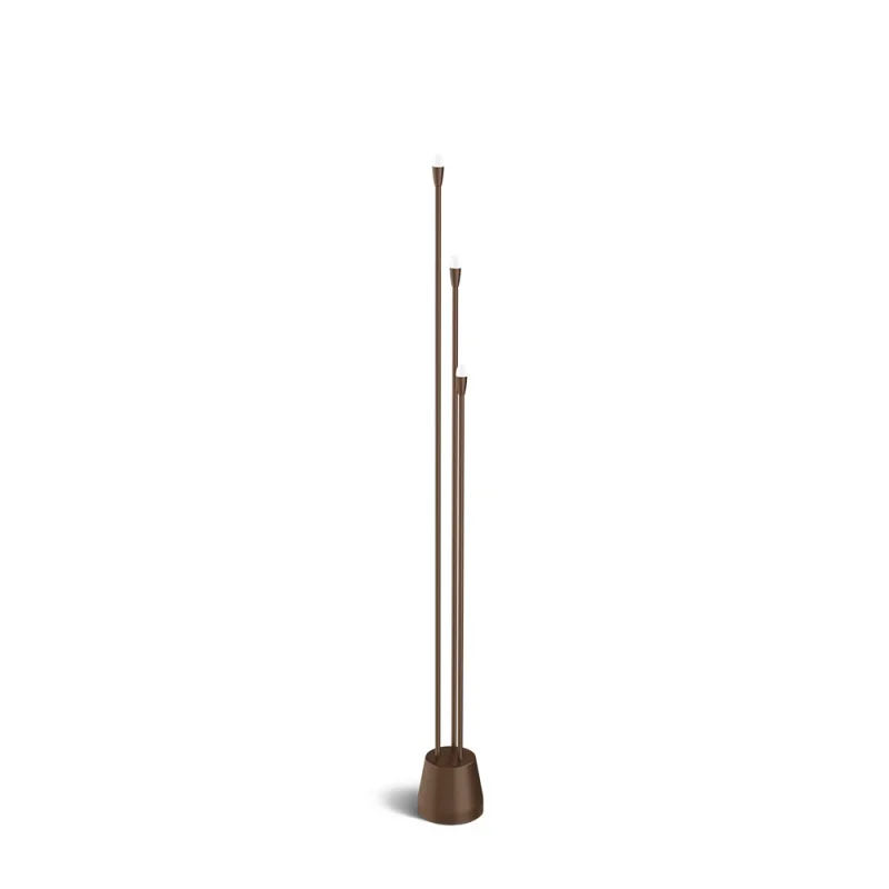 Linea Light Blum triplo paletto led per esterno