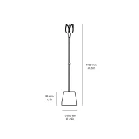 Linea Light Blum Flower paletto led per esterno