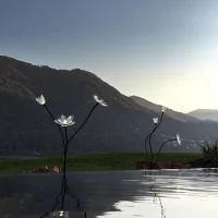 Linea Light Blum Flower paletto led per esterno