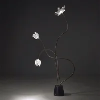 Linea Light Blum Flower triplo paletto led per esterno