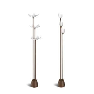 Linea Light Blum Flower triplo paletto led per esterno