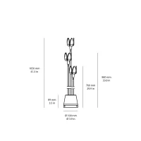 copy of Linea Light Blum Flower outdoor led bollard