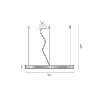 Ideal Lux Crown suspension lamp