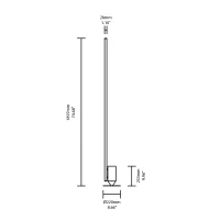 iGuzzini Libera stand alone led floor lamp