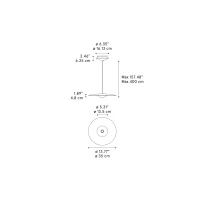Diesel U.F.O. 35 suspension lamp