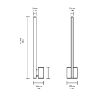 iGuzzini Libera stand alone lampada da parete piccola led