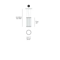 copy of Vibia North adjustable suspension lamp