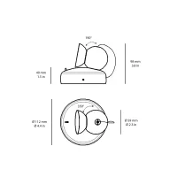 Linea Light Duck lampada da parete led