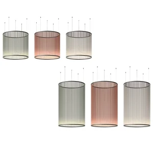 Vibia Array D124 cylindrical suspension lamp
