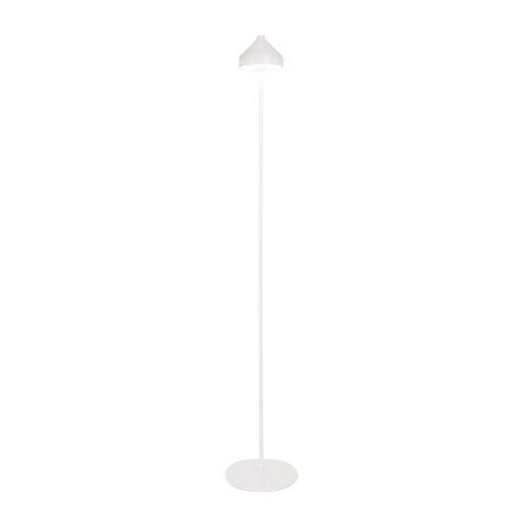 Zafferano Amelie lampada da terra led