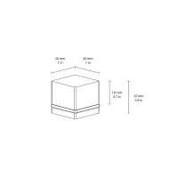 Luce & Light Goccia square led recessed spotlight