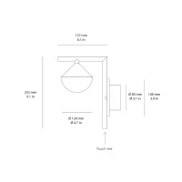 Aromas Nino led wall lamp