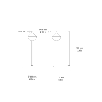 Aromas Nino led table lamp