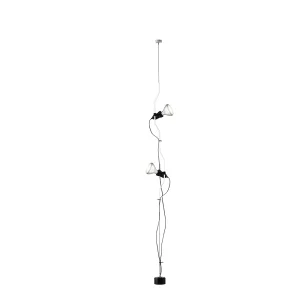 Flos Parentesi Double floor lamp white suspension