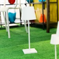 Zafferano Poldina L Desk lampada a batteria led