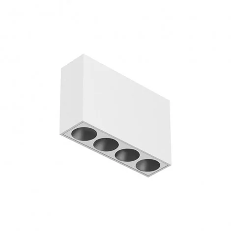 Flos Light Shadow Surface Soffitto 4 LED 10W 23° Dimmerabile