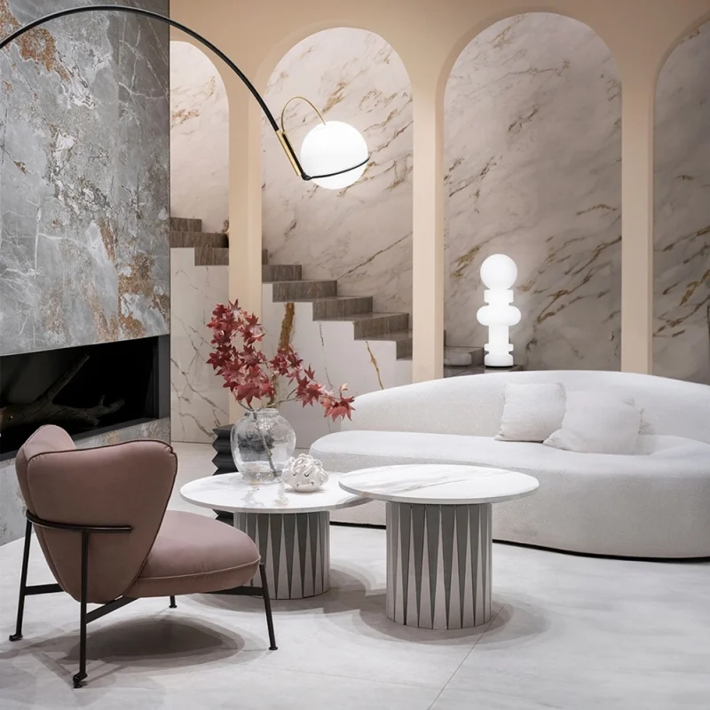 Fontana da interno Pietra con illuminazione a LED