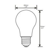 Flos Lampadina LED Opalina E27 11.5W A70 3000K Luce Calda Dimmerabile