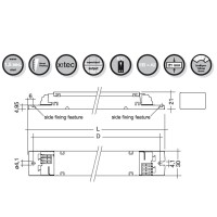 Tridonic PC 4x14 T5 PRO ip Electronic ballast Fluorescent lamps
