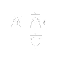 Driade Portable Atelier Collection sgabello