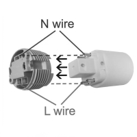 Adapter from G24q to E27 Lampholder Converter
