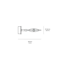 Fontana Arte Nobi led wall lamp