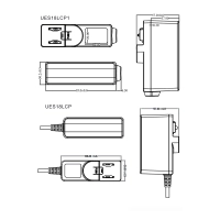 Flos black plug kit and LED driver replacement part
