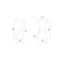 Slide Koncord stool Slide Koncord stool