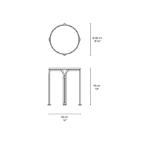 &Tradition Thorvald SC102 outdoor side table