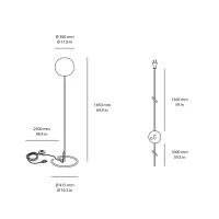 Wever & Ducrè Dro lampada da terra led