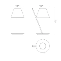 Artemide La Petite Lampada da tavolo bianco