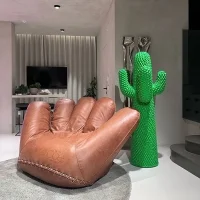 Gufram Another Green Cactus coat hanger